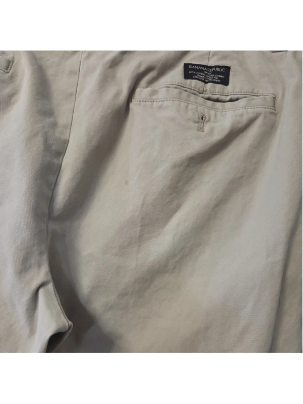 Men's Banana Republic Chino Pants Beige 34x32 [1588]